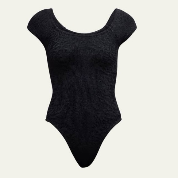 NWT Hunza G Grace swimsuit in black one size - Picture 1 of 5